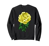 Rosa Amarillo Flor Rosal - Jardin Jardinero Flores Rosas Sudadera