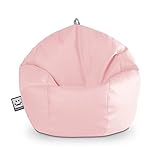 HAPPERS Puff Pelota Polipiel Interior Rosa