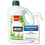 Natura Germania Aceite de neem con emulsionante 1L - Listo para Mezclar - Incluye una...