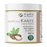 Planète au Naturel Manteca de Karité Ecológica 400 g - 100% Vegetal - Sin aditivos -...