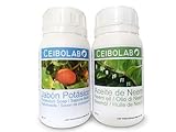 Ceibolab, Jabón Potásico y Aceite de Neem para Plantas (2X250 ML). Insecticida...