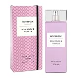 Notebook Eau de Toilette Rose Musk & Vanilla Perfume para mujer seductor - 100 ml