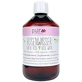 500 ml Agua de Rosa Pura Orgánica 100% hidrolato de rosa