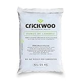 CRICKWOO - Humus de Lombriz para Plantas Puro. El Mejor Abono Natural, 42L / 25KG,...