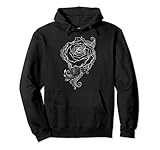 Rosa Flor Rosal Dibujo - Jardin Jardinero Flores Rosas Sudadera con Capucha