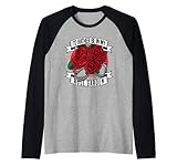 Rosa Flor Rosal - Jardin Jardinero Flores Rosas Camiseta Manga Raglan