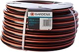 Gardena Manguera Flex Ø 19 mm Rollo de 25 m, Negro/Gris/Naranja, 25M