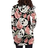 YWLINK Mujer Sudaderas con Capucha Largas Casual Manga Larga Blusas Hoodies Estampado de...