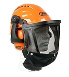 Oregon Waipoua Casco Profesional de Seguridad para Motosierra con Orejeras y Protector...