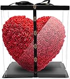 Flor comercio Nadir Gezer 40 cm Artificial Rosario con corazón 40 cm Incluye Caja de...