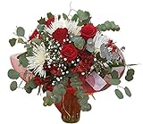 REGALAUNAFLOR-Ramo de flores pasion-FLORES NATURALES-ENTREGA EN 24 HORAS DE LUNES A...