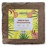 VERMIORGANIC | Fibra de Coco para Plantas 70L Huertos Urbanos y Base para Vermicomposteras...