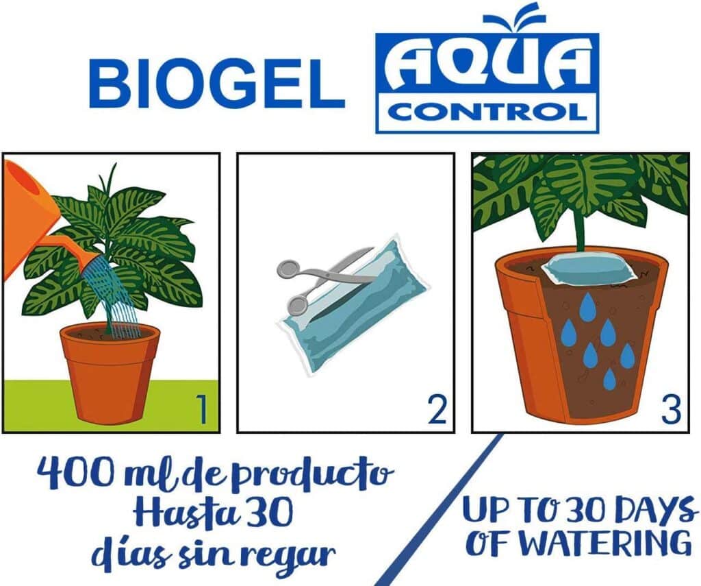 biogel agua solida para tus macetas